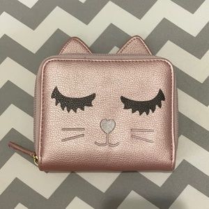Rose Gold Cat Wallet